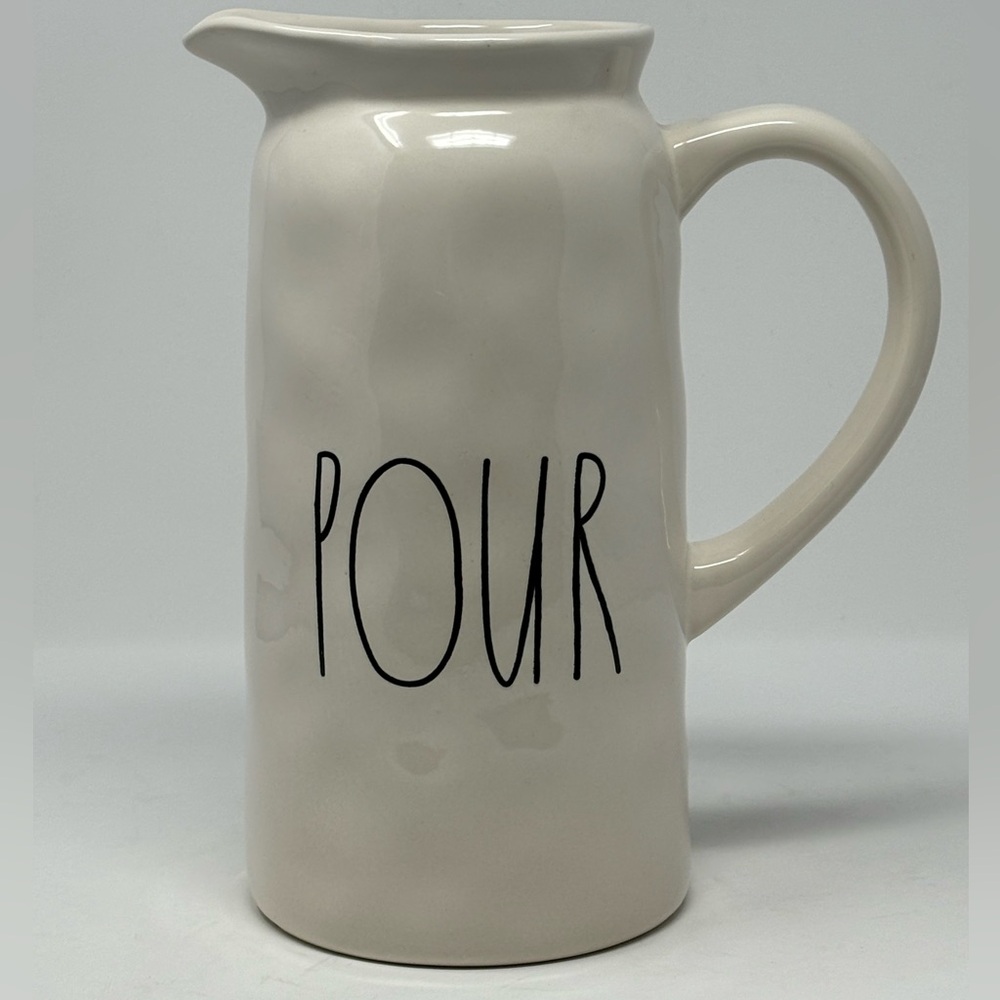 RAE DUNN ARTISAN BY MAGENTA POUR PITCHER WHITE